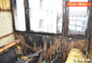 Wien: Ausgedehnter Brand auf einer Loggia einer Wohnung