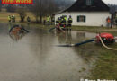 Ktn: Feuerwehren in Hermagor schützen Wohnhaus vor Hochwasser