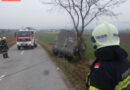 Nö: Zwei Seilwinden bei Kleintransporter-Bergung im Einsatz