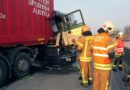 Stmk: Karambolage auf der A2 mit 10 Fahrzeugen