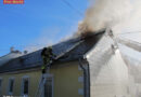 Nö: Sechs Wehren belämpfen Dachstuhlbrand in Herzogenburg