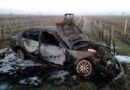 Bgld: Fahrzeugbrand nach Verkehrsunfall auf der B52