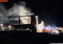 Nö: Pendelverkehr mit Tanklöschfahrzeugen bei Scheunenbrand