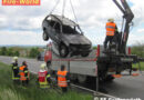 Nö: Bergung eines ausgebrannten Autos durch die FF Grafenwörth
