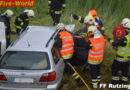 Oö: Person nach Unfall auf der B 1 in Hörsching eingeklemmt