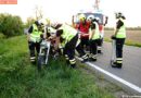 Nö: Bergung einer Harley Davidson nach Verkehrsunfall
