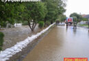 Bgld: Starkregen -> Hochwasser-Großeinsatz in Oberpullendorf