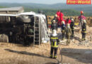 Nö: Lkw-Unfall in Steinbruch Perchtoldsdorf