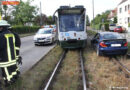 Bayern: Vier Verletzte bei Unfall mit Pkw und Straßenbahn in Augsburg