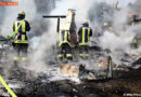 Deutschland: Laubenbrand in Essen, vier Gasflaschen gefunden