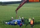 Nö: Pkw-Bergung aus Feld in Wolfshof