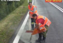 Oö: Lkw zieht 8 km lange Ölspur durch Laakirchen