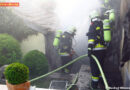 Nö: Brand in Garage entwickelte sich zu Wohnhausbrand