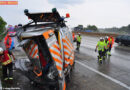 Nö: Lkw kracht auf A2 auf ASFINAG Streckenfahrzeug