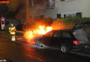 Schweiz: Autobrand in Buchs