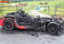 Deutschland: Chrysler Viper SRT- 10 vollständig ausgebrannt