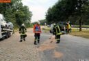 D: Fahrzeugbrand nach Verkehrsunfall auf der A27