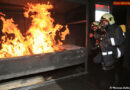 Stmk: 192 Atemschutztrupps im Brandsimulationscontainer