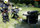 Oö: Gasgriller und -flasche in Attnang-Puchheim in Flammen aufgegangen
