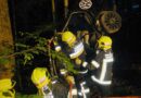 Oö: Anspruchsvolle technische Übung für die Feuerwehrmitglieder