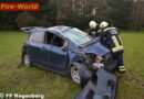 Oö: Auto-Mehrfachüberschlag in Hagenberg