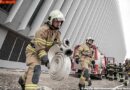 Oö: Übung -> Brandalarm auf der Baustelle der Bruckner Universität