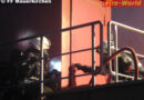 Oö: FF Mauerkirchen übt unter realen Bedingungen im Brandsimulationscontainer
