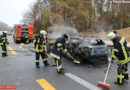 Deutschland: Gastank verpufft bei Brand eines neuen Pkw bei Alsfeld