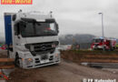 Stmk: Abrutschdrohender Lkw in Kapfenberg