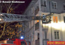 Oö: Personenrettung mit Drehleiter in Kirchdorf an der Krems