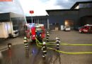 Ktn: Einsatzübung bei der Fa. Kohlbacher Hausbau in Kindberg