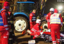 Nö: Übung: Menschenrettung und Fahrzeugbrand in Statzendorf