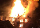 Schweiz: Vollbrand eines Wohnhauses in Botyre