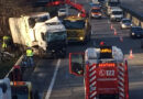 Stmk: Spektakulärer Lkw-Unfall auf der Südautobahn bei Mooskirchen