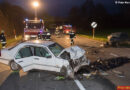 Oö: Frontalzusammenstoß auf der B122 bei Sierning