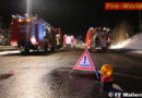 Oö: Eingeklemmte Person bei Verkehrsunfall auf B 137 in Wallern