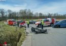 Oö: Motorradfahrer überholt Linksabbieger in Andorf → ein Verletzter