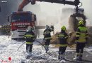 Stmk: Heuladung brannte auf Lkw auf der S6 bei Auwald