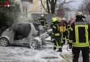 Bayern: Brennender Smart in Bad Reichenhall