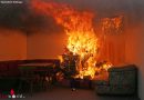 Schweiz: Christbaum-Brand richtet hohen Schaden an