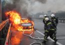 Nö: Auto-Vollbrand auf der A21 bei Brunn am Gebirge