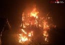 Schweiz: Terrassenbrand durch Feuerwerksknallerei äschert Wohnhaus in Collombey ein