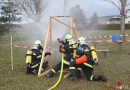 Nö: 13 Mann der Feuerwehr Feuersbrunn absolvieren Ausbildungsprüfung „Löscheinsatz“