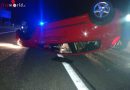 Nö: Pkw-Überschlag auf der A21 zwischen Heiligenkreuz und Hinterbrühl