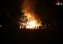 Oö: Alarmstufe III beim Brand eines ehemaligen Pferdestalls in Garsten