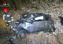 Nö: Kleinwagen überschlägt sich auf glatter S6 mehrmals – 2 Verletzte