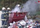 Stmk: Containerbrand am Friedhof → Brandeinsatz der FF Judendorf-Straßengel