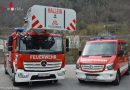 Sbg: Magirus M32L-AS Drehleiter und Mannschaftstransportfahrzeug bei FF Hallein in den Dienst gestellt