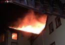 Deutschland: Beim Kochen eingeschlafen → ausgedehnter Brand in Dachgeschosswohnung