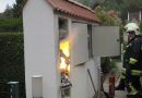 Nö: Verteilerbrand in Reihenhausanlage in Kaltenleutgeben